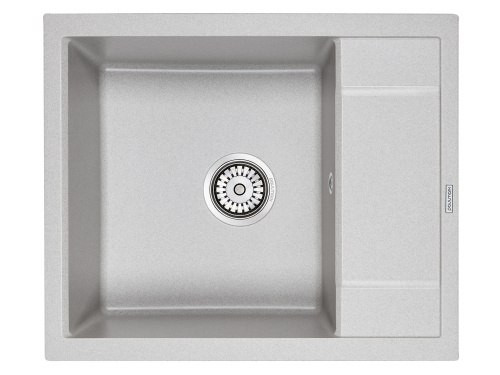 Кухонная мойка Paulmark FLUGEN 50-600 PM216050-GR 60х50 цвет серый